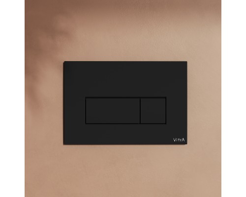 Клавиша смыва Vitra Root Square 740-2311 Черная матовая