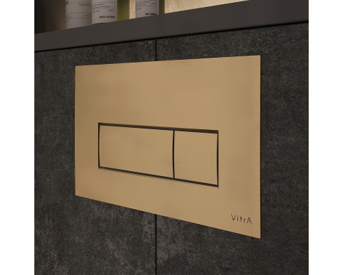 Клавиша смыва Vitra Root Square 740-2325 Золото матовое
