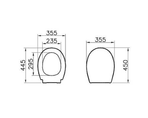 Сиденье для унитаза Vitra Universal 84-003-019 с Микролифтом