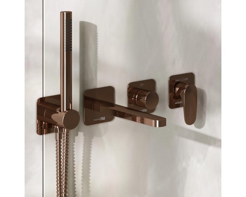 Переключатель потоков WasserKRAFT Asphe A288 Розовое золото