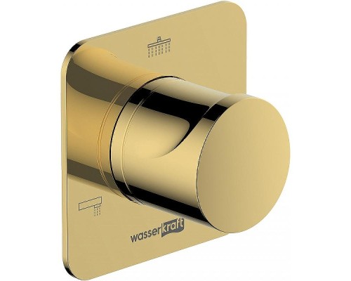 Переключатель потоков WasserKRAFT Neckar A278 Золото глянцевое