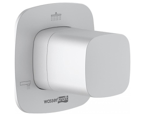 Переключатель потоков WasserKRAFT Saale A267 Белый матовый
