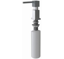 Дозатор для моющего средства Florentina Квадро 703.726.0000 цвет Серый шелк