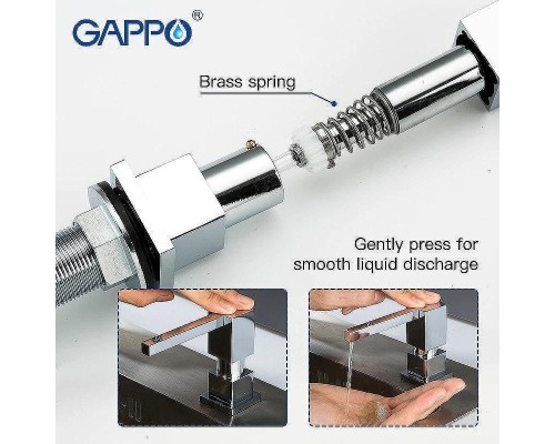 Дозатор для моющего средства Gappo G40 G404 Хром