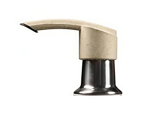 Дозатор для моющего средства GranFest 001 Плоский цвет Песочный