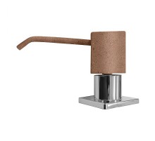 Дозатор для моющего средства GranFest 004 Квадрат цвет Терракот