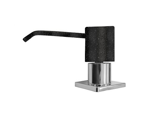 Дозатор для моющего средства GranFest 004 Квадрат цвет Черный