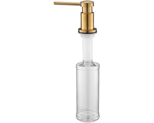 Дозатор для моющего средства Paulmark Brevit D005-BG Брашированное золото