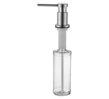 Дозатор для моющего средства Paulmark Brevit D005-BS цвет Брашированная сталь