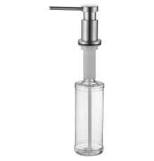 Дозатор для моющего средства Paulmark Brevit D005-BS цвет Брашированная сталь