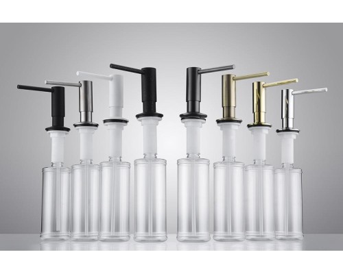 Дозатор для моющего средства Paulmark Decus D004-BLM цвет Черный