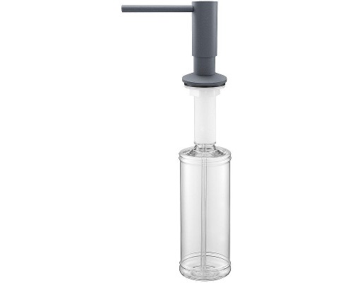 Дозатор для моющего средства Paulmark Decus D004-GRM Серый металлик