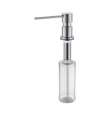 Дозатор для моющего средства Paulmark Kraft D003-BS цвет Брашированная сталь