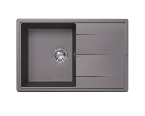 Кухонная мойка Abber Quarz 78 AQ2904G цвет Серый