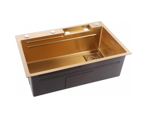 Кухонная мойка Abber Wasser Kreis 68 AF2194G Золото матовое