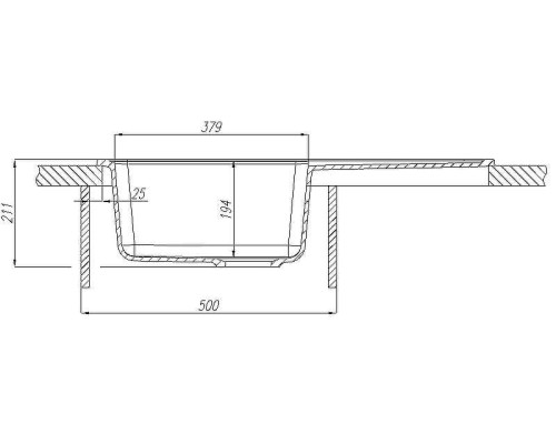 Кухонная мойка Aquaton Аманда 78 1A712832AD240 Жемчуг