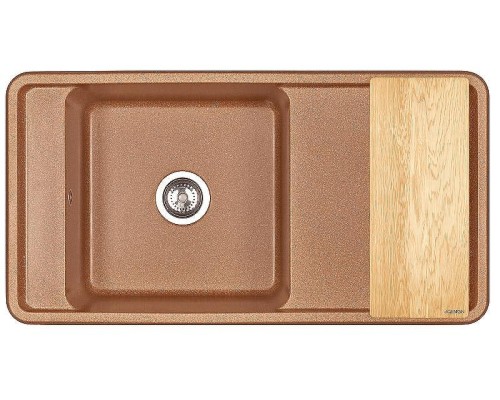 Кухонная мойка Aquaton Беллис 97 1A725132BS270 Терракот