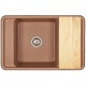 Кухонная мойка Aquaton Беллис 78 1A725032BS270 Терракот