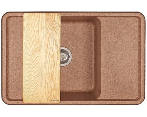 Кухонная мойка Aquaton Беллис 78 1A725032BS270 Терракот