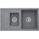Кухонная мойка Aquaton Делия 87 1A716232DE230 Серая
