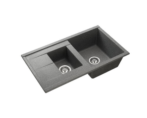 Кухонная мойка Aquaton Делия 87 1A716232DE230 Серая