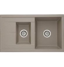 Кухонная мойка Aquaton Делия 87 1A716232DE250 Серый шелк