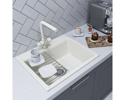 Кухонная мойка Aquaton Делия 60 1A715232LD240 Жемчуг