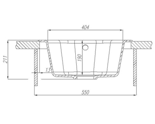 Кухонная мойка Aquaton Мида 51 1A712732MD270 Терракотовая