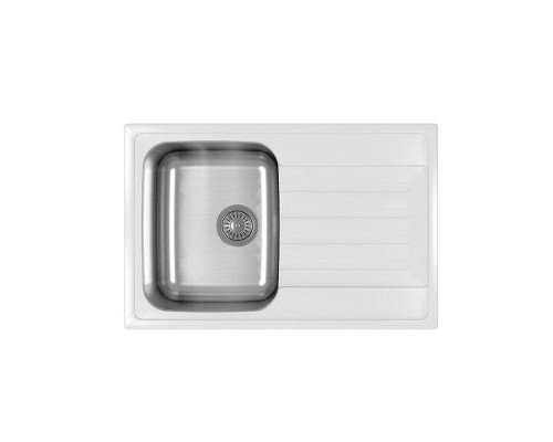 Кухонная мойка Dr. Gans Дуэт 76 26.120.B0760.401 цвет Белый