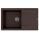 Кухонная мойка Florentina Липси 86 20.130.D0860.206 цвет Брауни