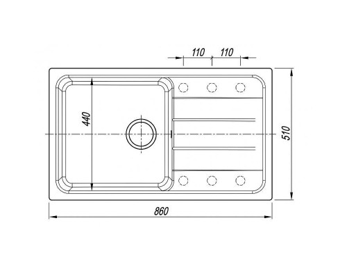 Кухонная мойка Florentina Специя 86 17.060.D0860.107 цвет Песочный