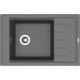 Кухонная мойка Florentina Липси-780Р 20.275.D0780.102 Черная