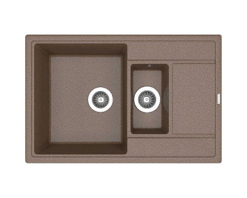 Кухонная мойка Florentina Липси-780К 20.250.D0780.303 Мокко