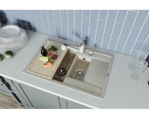 Кухонная мойка Florentina Липси-780К 20.250.D0780.303 Мокко