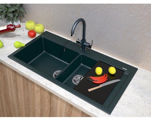 Кухонная мойка Florentina Россана-1000 20.335.E1000.305 Грей