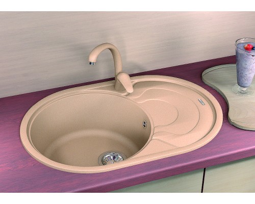 Кухонная мойка Florentina Родос-760 20.140.D0760.105 Коричневая