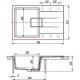 Кухонная мойка Florentina Ривьера-780 20.480.C0780.102 Черная