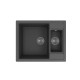 Кухонная мойка Florentina Липси 62 20.465.D0620.102 цвет Черный