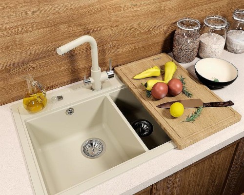 Кухонная мойка Florentina Липси-820 20.370.E0820.104 Бежевая