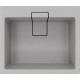 Кухонная мойка Florentina Ривьера-600 20.490.D0600.305 Грей