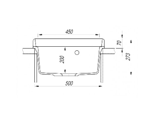 Кухонная мойка Florentina Сицилия 52 17.040.C0520.104 цвет Бежевый