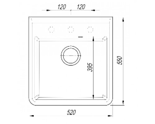 Кухонная мойка Florentina Сицилия 52 17.040.C0520.305 цвет Грей