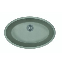 Кухонная мойка Florentina Вега Овал 65 22.430.E0650.307 цвет Серый шёлк