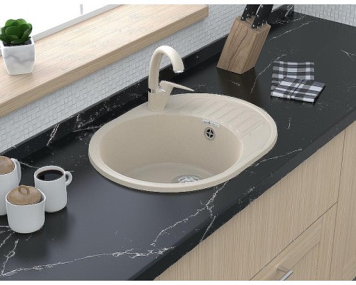 Кухонная мойка GranFest Quarz GF-Z58 Черная