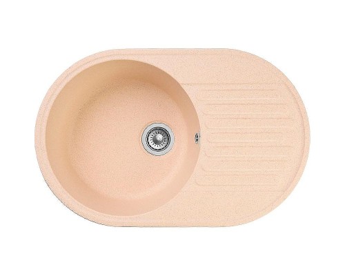 Кухонная мойка GranFest Quarz GF-Z18 Бежевая