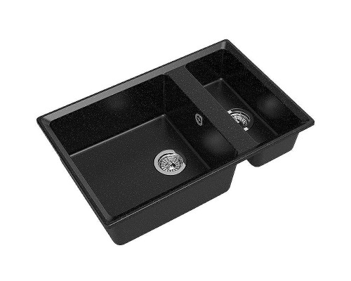 Кухонная мойка GranFest Level GF-LV-760K Черная