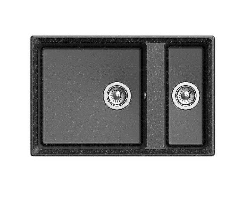 Кухонная мойка GranFest Level GF-LV-760K Черная