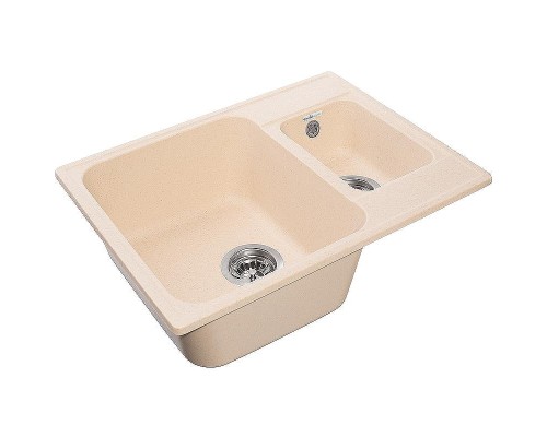 Кухонная мойка GranFest Quarz GF-Z09 Бежевая