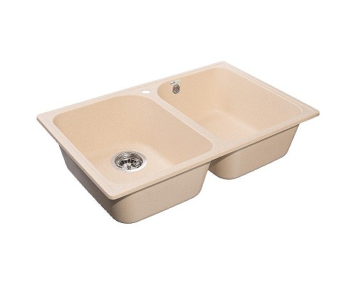 Кухонная мойка GranFest Quarz GF-Z15 Бежевая
