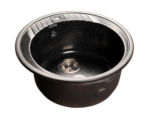 Кухонная мойка GranFest Rondo GF-R520 Черная